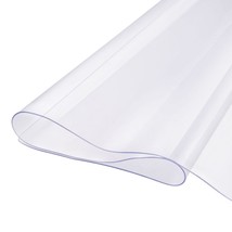 VEVOR PVC Table Protector 42x60 Inch Clear Plastic Desk Protector 2.0mm ... - £58.79 GBP