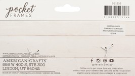 American Crafts Pocket Frames Laser Cut Words Home - £5.53 GBP