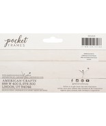 American Crafts Pocket Frames Laser Cut Words Home - $7.08