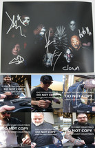 Slipknot metal band signed autographed 11x14 photo,Clown,Wilson,New Guy, Proof - £428.16 GBP
