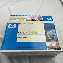 HP LaserJet C9722A Yellow Color Toner Cartridge 4600 Series New Sealed - $22.77