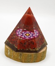 Carnelian Orgone Pyramid - A Catalyst for Creativity and Vital Energy - £27.52 GBP