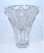 EXQUISITE LARGE WATERFORD CRYSTAL BEAUTIFULLY CUT FLARED 10&quot; VASE - £126.46 GBP