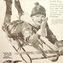 1923 Flexible Flyer Sled Christmas Advertisement S.L. Allen Ephemera 7 x... - $380.53 MXN