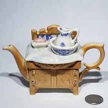 VTG Paul Cardew Designs Old Country Washstand Mini Teapot Made In England - £26.33 GBP