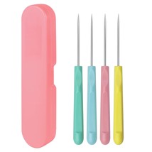 4Pcs 5.2 Inches Sugar Stir Needle, Cookie Scribe Needles Cake Decorating... - $14.24