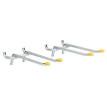 Crawford Zinc Plated Silver Steel 4 in. Peg Hooks 2 per pack - $302.92 MXN