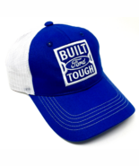FORD LOGO BUILT TOUGH ADJUSTABLE BLUE WHITE MESH TRUCKER SNAPBACK HAT CA... - €15,63 EUR