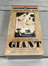 Giant VHS from 1996 2-Tape Set SEALED NEW James Dean Elizabeth Taylor - £3.34 GBP