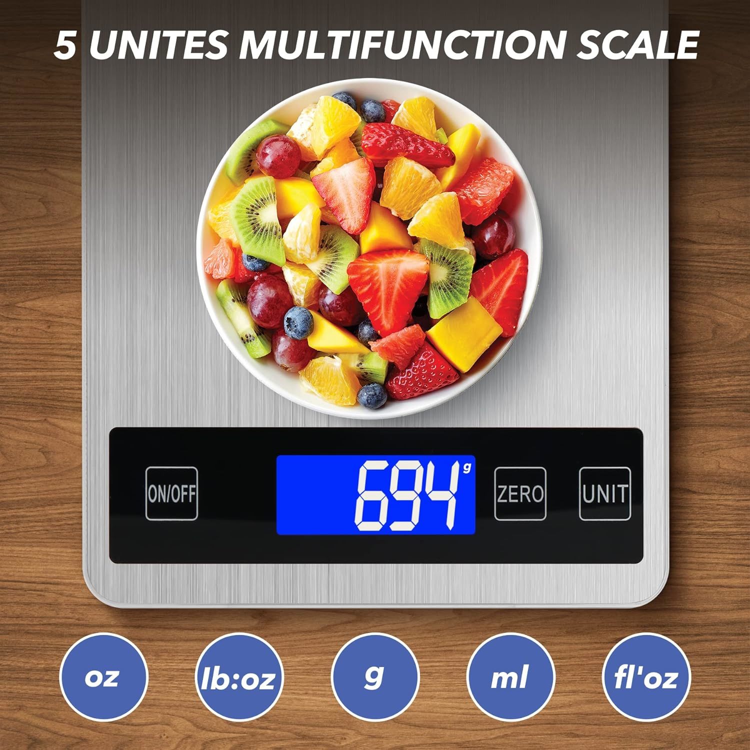 Digital Kitchen Scale With 2 Shelves – 3000g/0.1g High Accuracy Scale For Cooking, Baking & Jewelry - View #4
