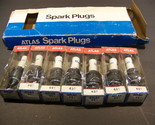 VINTAGE ATLAS SPARK PLUGS #491 7 - NOS IN PACKAGES - $22.48