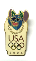 Disney Pin WDW Stitch USA Olympic Logo 2004 Passholder - $14.85