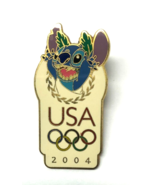 Disney Pin WDW Stitch USA Olympic Logo 2004 Passholder - $14.85