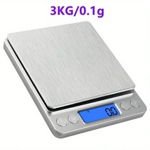 Digital Kitchen Scale 6.6 lb x 0.1oz - 3 kg x 0.1g Professional, High precision - £12.78 GBP