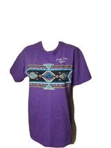 Rare Vintage 90s Shirt Native American Eagle Crest Resort Single Stitch ... - £18.82 GBP