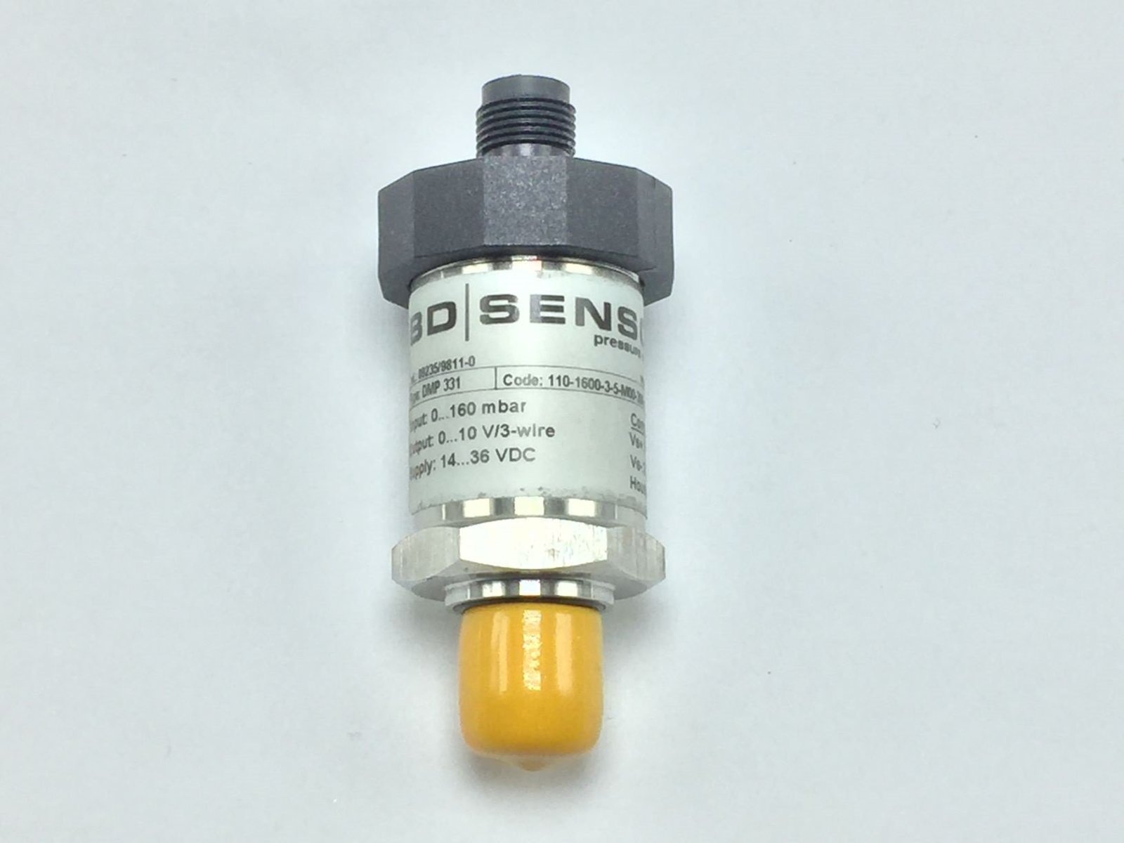 BD Sensors 110-1600-3-5-M00-300-1-000 Pressure Transmitter 14-36VDC DMP-331 - $142.00