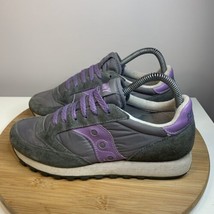 Saucony Jazz Original Womens Size 7.5 Shoes S1044-134 Purple Gray Sneakers - £27.60 GBP