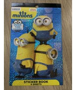 2015 Minions Movie Exclusive Sticker Pad Book Licensed Stickers RARE NEW - £8.13 GBP