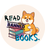Read Pup Circle Sticker - $3.00