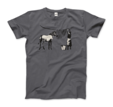 Banksy Zebra Stripes Artwork T-Shirt - £17.03 GBP+