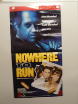 Nowhere To Run David Carradine Matt Adler Kelly Ashmore Home Video Poster 1989 - £12.15 GBP