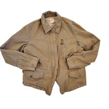 Gap Womens Utility Field Jacket Tan Brown Thick Cotton Sz XL X-large - $33.85