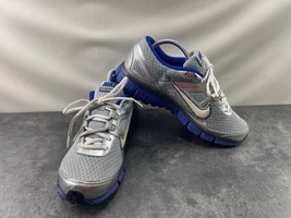 Nike Sneakers Women 10M Dual Fusion Running Shoes Gray Blue Silver 40784... - $362.73 MXN