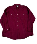 Osh Kosh Vintage Long Sleeve Mens Heavyweight Cotton Flannel Shirt L NWOT - $46.08