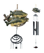 Fishing Marine Freshwater Striped Bass Fish Hanging Mobile Wind Chime De... - €37,77 EUR
