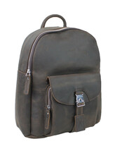 Vagarant Traveler Full Grain Cowhide Leather Backpack LK10.Dark Brown - £159.07 GBP