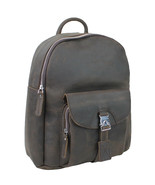 Vagarant Traveler Full Grain Cowhide Leather Backpack LK10.Dark Brown - £156.16 GBP