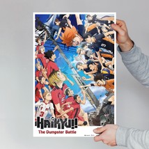 Haikyu!! The Dumpster Battle Movie Poster 2024 Anime Film Poster Wall Art Decor - £8.78 GBP+