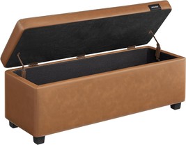 Vasagle Ekho Collection - Storage Ottoman Bench, Entryway Bedroom Bench, 25 - $160.91