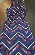 Trixxi Navy Blue Long Maxi Blouson Dress Sleeveless Pullover Womens Size S - €8,37 EUR