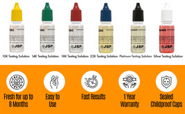 Professional Gold, Silver, Platinum Jewelry Testing Kit with Stone Instr... - $42.99