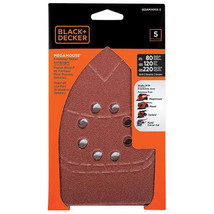 BLACK+DECKER BDAMMMX-5 Mega Mouse Assorted Sandpaper, 5-Pack - $20.70