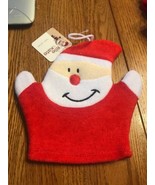 Elle &amp; Kate Bath Glove  Cute Santa  Ships N 24h - $12.86
