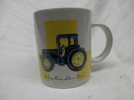 Vintage john deere mug nothing runs like a Deere Gibson NOS tractor coff... - $14.99