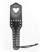 Plesur Cut-out Heart W/studs Paddle - Black - £9.43 GBP