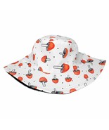 Red White Mushroom Toadstool Print Bucket Hat - £19.44 GBP