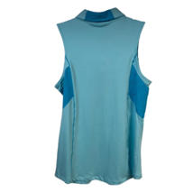 Scottsdale TPC Under Armour Heat Gear Golf Polo Womens L Blue Sleeveless... - £17.95 GBP