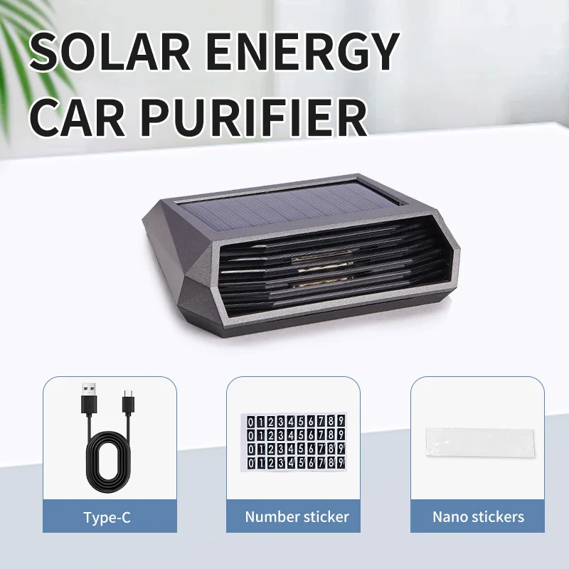 E car air purifier freshener with hepa filter negative ion generator odor removal smoke thumb200