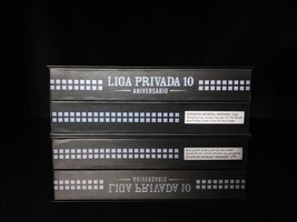 Drew Estate Liga Privada Black and Silver Ceramic Ashtray NIB image 3