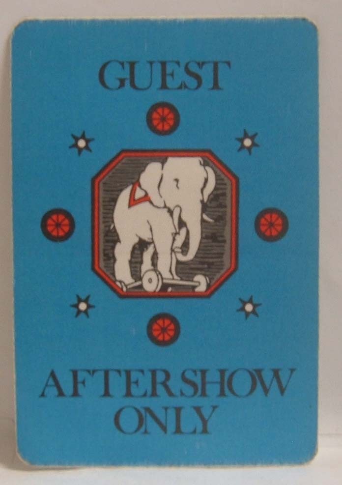 10,000 MANIACS / NATALIE MERCHANT - VINTAGE ORIGINAL CLOTH BACKSTAGE PASS - $10.00