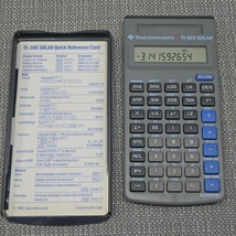 Texas Instrument Ti-30x Solar Calculator With Cover and Insert - $12.87