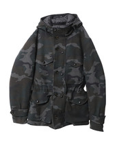 Moncler Camouflage Parka Jacket In Wool Men Multicolor L - $589.95