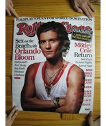 Orlando Bloom Poster Rolling Stone Lord Of The Rings Pirati Di Il Caraibi - $63.23 CAD
