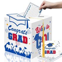Premium Graduation Card Box Holder with 12 Cards and Tassel, Classic Design - €8,89 EUR