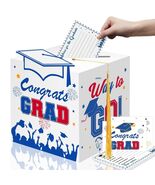 Premium Graduation Card Box Holder with 12 Cards and Tassel, Classic Design - $190.65 MXN