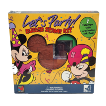 Vintage 1990's Rubber Stampede Disney Mickey Stamp Kit W Ink Pad New Sealed - $33.25